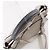 Borsa a mano Fendi Peekaboo Selleria Medium Grigio - vista 5