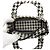 Borsa Christian Dior Dior Lady D-Lite Mini Nero Bianco - vista 4
