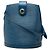Louis Vuitton Epi Cluny Schultertasche Blau