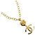 Collar Chanel Coco Mark chapado en oro Dorado
