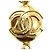 Collar Chanel Coco Mark chapado en oro Dorado - vista 14