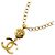 Collar Chanel Coco Mark chapado en oro Dorado - vista 3