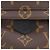 Mochila Louis Vuitton Palm Springs MINI Castaño Monograma - vista 12