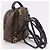 Mochila Louis Vuitton Palm Springs MINI Castaño Monograma - vista 3
