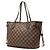 Sac Cabas Louis Vuitton Damier Neverfull PM Marron Rouge Fuschia - vue 2