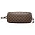 Sac Cabas Louis Vuitton Damier Neverfull PM Marron Rouge Fuschia - vue 3