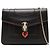 Bulgari Borsa a tracolla con catena Bvlgari Serpenti Forever con ciondolo a cuore Nero Rosso