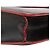 Bulgari Borsa a tracolla con catena Bvlgari Serpenti Forever con ciondolo a cuore Nero Rosso - vista 4