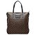 Borsa Tote Louis Vuitton Damier Herald Marrone Blu navy
