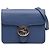 Gucci Blue Small Dollar Calfskin Interlocking G Crossbody Blu scuro