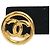 Chanel Gold CC vergoldete runde Push-Back Ohrringe Golden - Ansicht 3