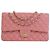 Chanel Pink Medium Classic Lambskin Double Flap Rose