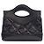 Chanel Clutch 31 con Catena in Lambskin Lucido Nero - vista 2
