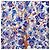 Foulard di seta Hermès Blue Fantaisies Indiennes 90 - vista 5