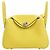 Hermès Mini Clemence Lindy 20 Amarillo