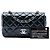 Chanel Blue Mini Rectangular Classic Patent Single Flap Azul Azul marinho - vista 7