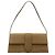 Borsa a tracolla Le Bambino Long Jacquemus in camoscio marrone Cachi