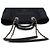Borsa Tote Deauville Chanel Medium in tela nera Nero - vista 9