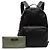 Zaino Valentino Rockstud in pelle di vitello grana grossa nera Nero - vista 7