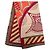 Pañuelo de seda Hermès Brown Geometrie Cretoise 90 Castaño Carne