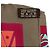 Pañuelo de seda Hermès Brown Geometrie Cretoise 90 Castaño Carne - vista 3