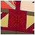 Pañuelo de seda Hermès Brown Geometrie Cretoise 90 Castaño Carne - vista 5