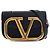 Valentino Borsa a tracolla Supervee piccola in pelle nera Nero