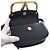 Valentino Borsa a tracolla Supervee piccola in pelle nera Nero - vista 5