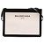 Balenciaga Pochette Crossbody in tela bianca e blu navy Bianco