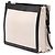 Balenciaga Pochette Crossbody in tela bianca e blu navy Bianco - vista 2