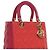 Dior Red Medium Bicolor Lambskin Cannage Lady Dior - view 7
