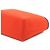 Hermès Orange Toile Sac Steeple 25 Naranja - vista 6