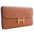 Portafoglio Hermès Constance Wallet To Go in pelle Evercolor Brown Marrone - vista 2