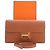 Portafoglio Hermès Constance Wallet To Go in pelle Evercolor Brown Marrone - vista 9