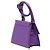 Jacquemus Purple Leather Le Chiquito Noeud Lila - Ansicht 2