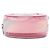 Clutch rotonda Chanel CC Filigree in PVC rosa e pelle d'agnello con catena - vista 3