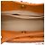 Chanel Orange Small Shiny Crumpled Calfskin Wavy CC Hobo Arancione - vista 4