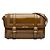 Burberry Borsa a tracolla Bridle in vernice verde e suede Verde oliva