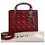 Autre Marque Dior Red Medium Patent Cannage Lady Dior Rosso Bordò - vista 9