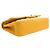 Chanel Yellow Medium Classic Lambskin Double Flap Giallo Senape - vista 6