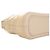Chanel Gabrielle Hobo Small in pelle di vitello invecchiata bianca chevron Bianco Crudo - vista 11