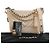 Chanel Gabrielle Hobo Small in pelle di vitello invecchiata bianca chevron Bianco Crudo - vista 15