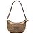 LOEWE Brown Anagram Canvas Shoulder Bag Light brown