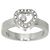 Anello Chopard Happy Diamond Heart in Oro Bianco 18K - vista 3