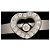 Anello Chopard Happy Diamond Heart in Oro Bianco 18K - vista 6