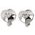 Boucles d'oreilles clips Chopard Happy Heart Diamond - vue 2