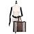 Borsa tote Burberry TB Monogram Stripe Marrone - vista 11