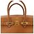 Hermès Borsa Hermes Birkin 35 in pelle Courchevel Gold D'oro - vista 8