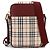 Borsa a tracolla Burberry Nova Check Beige Bordò