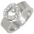 Anello Chopard Happy Diamond Heart in oro bianco 18K